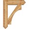 Ekena Millwork Westlake Arts and Crafts Rough Sawn Bracket w/ Offset Brace, Western Red Cedar, 8"W x 30"D x 38"H BKT0806X30X38WTL03RWR - alternate 4